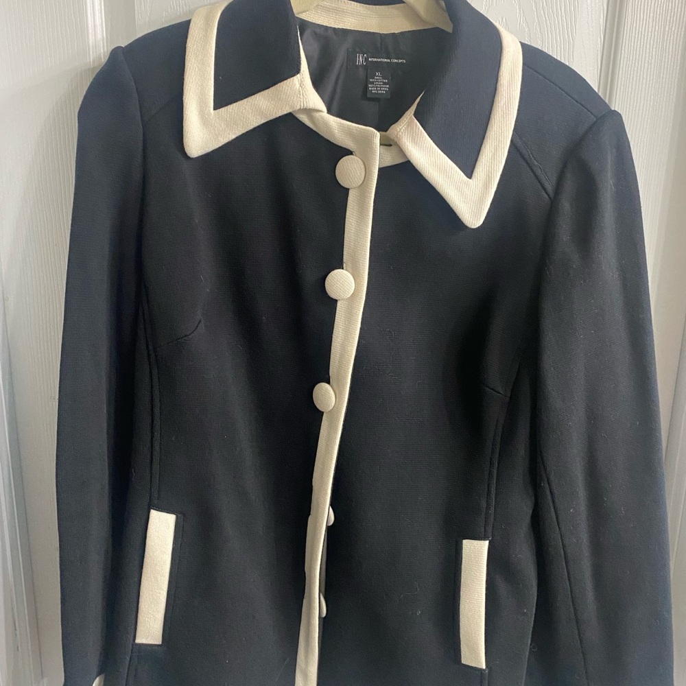 INC International Concepts Two-Tone Blazer